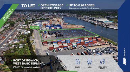8.26 Acres West Bank Terminal, ABP Port Of Ipswich, Wherstead Road, Ipswich, IP2