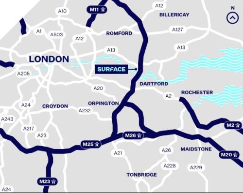 Surface Wharf Grays, 728 London Road, Grays, West Thurrock, RM20