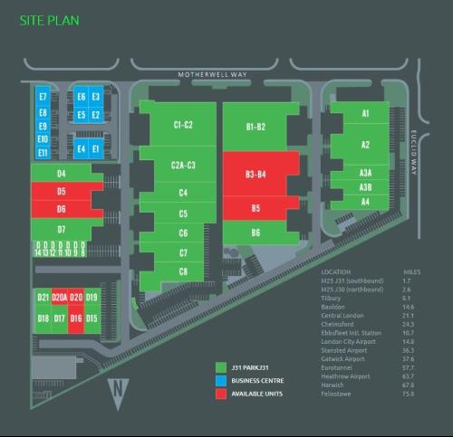Unit B5, J31 Park, Motherwell Way, Grays, West Thurrock, RM20