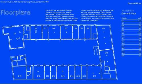 Unit 159-163 Islington Studios, Marlborough Road, Archway, London, N19