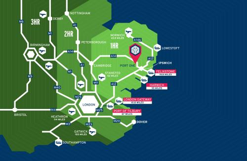Unit 12-14, Port One Logistics Park, Venture Way, Great Blakenham, Ipswich, IP6