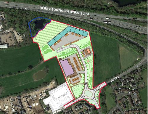 11.5 Acres, Derby Road (A516), Hilton, DE65
