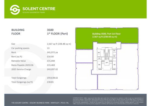 The Solent Centre, Solent Business Park, Fareham, PO15