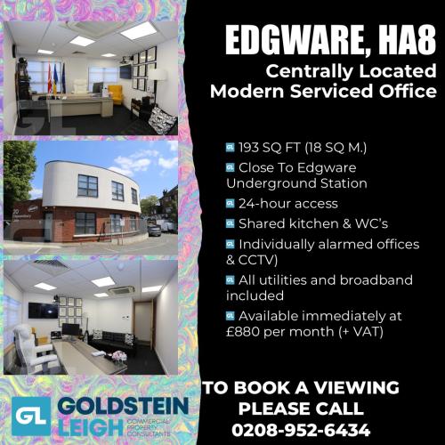Suite 1 Yarto House, 2 Edgwarebury Lane, Edgware, HA8