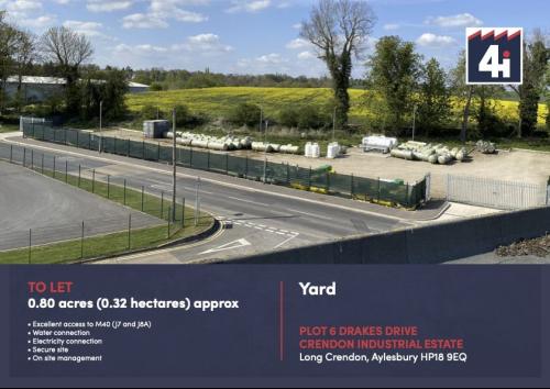 Plot 6, Crendon Industrial Park, Drakes Drive, Long Crendon, HP18