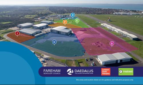 Plots A,B,C2,D,G, Faraday Business Park, Spitfire Way, Solent Airport at Daedalus, Lee-on-the-Solent, PO13
