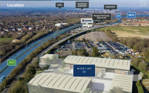 Unit 2B 23 Midpoint, Pease Pottage, Brighton Road, Crawley, RH11
