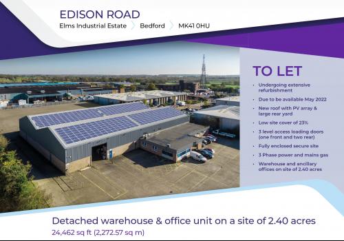 Elms Industrial Estate, Edison Road, Bedford, MK41
