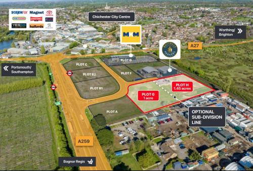 Plot G & H, Cathedral Business Park, Bognor Road, Chichester, PO20