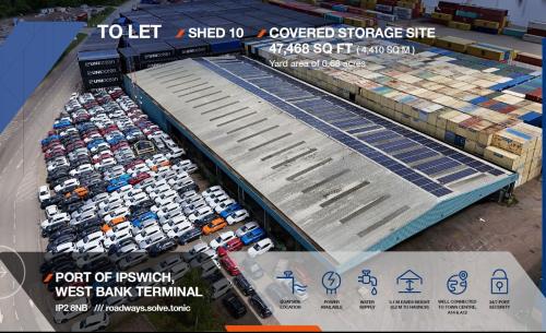 Shed 10, Port Of Ipswich, West Bank Terminal, Ipswich, IP2