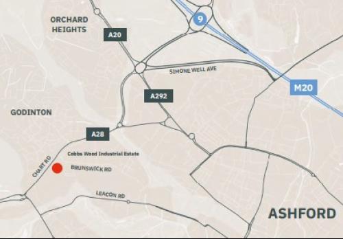 1.35 Acres Chart Leacon Depot, Brunswick Road, Ashford, TN23