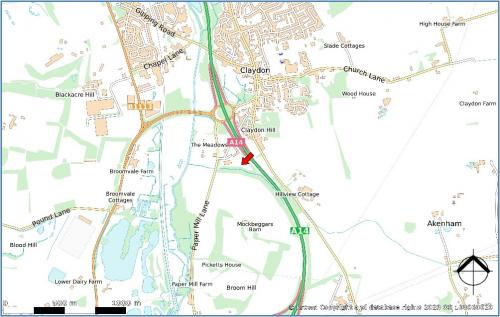 2 Acres, Paper Mill Lane, Claydon, Ipswich, IP6