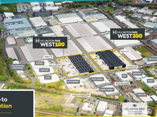 West 100+200, Hillington Park, Glasgow, G52