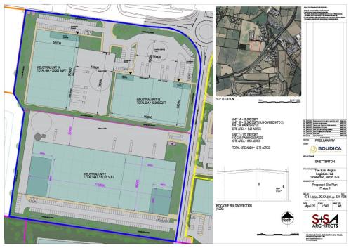 120 Acres, East Anglia Logistics Hub, London Road, Snetterton, NR16