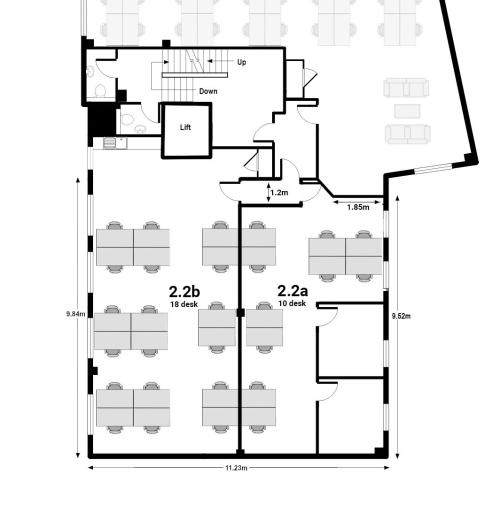 Office 2.2b, 2 Bath Place, Clerkenwell, London, EC1V