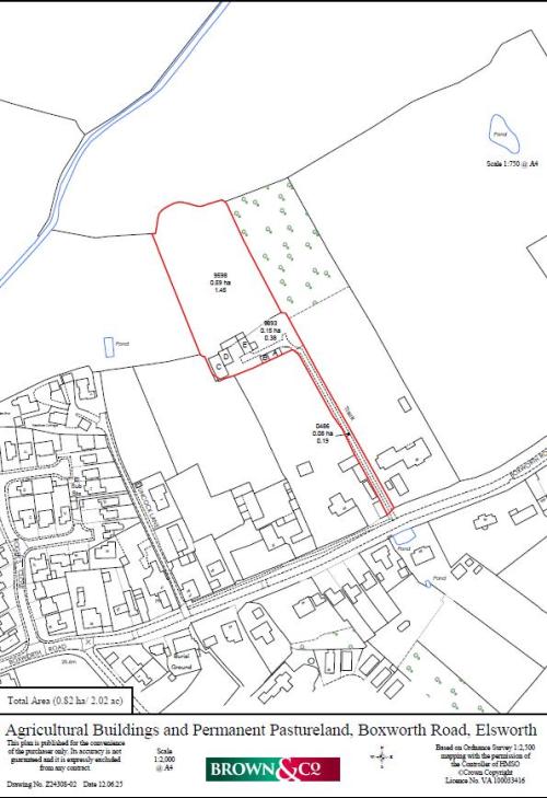 Agricultural Buildings & Permanent Pasture, Off Boxworth Road, Elsworth, CB23