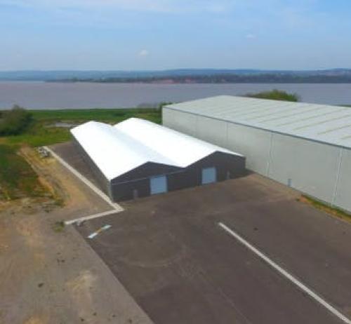 Temporary Warehouse Building, Severn Distribution Centre, Sharpness, GL13